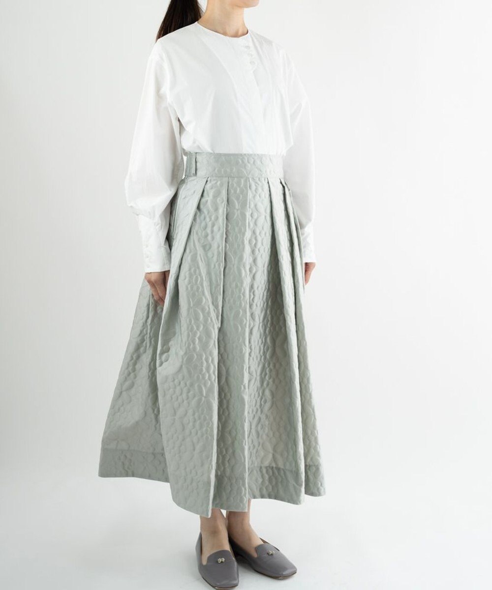 muuc 【土の凹凸を表現したナイロン素材】テレイン スカート 