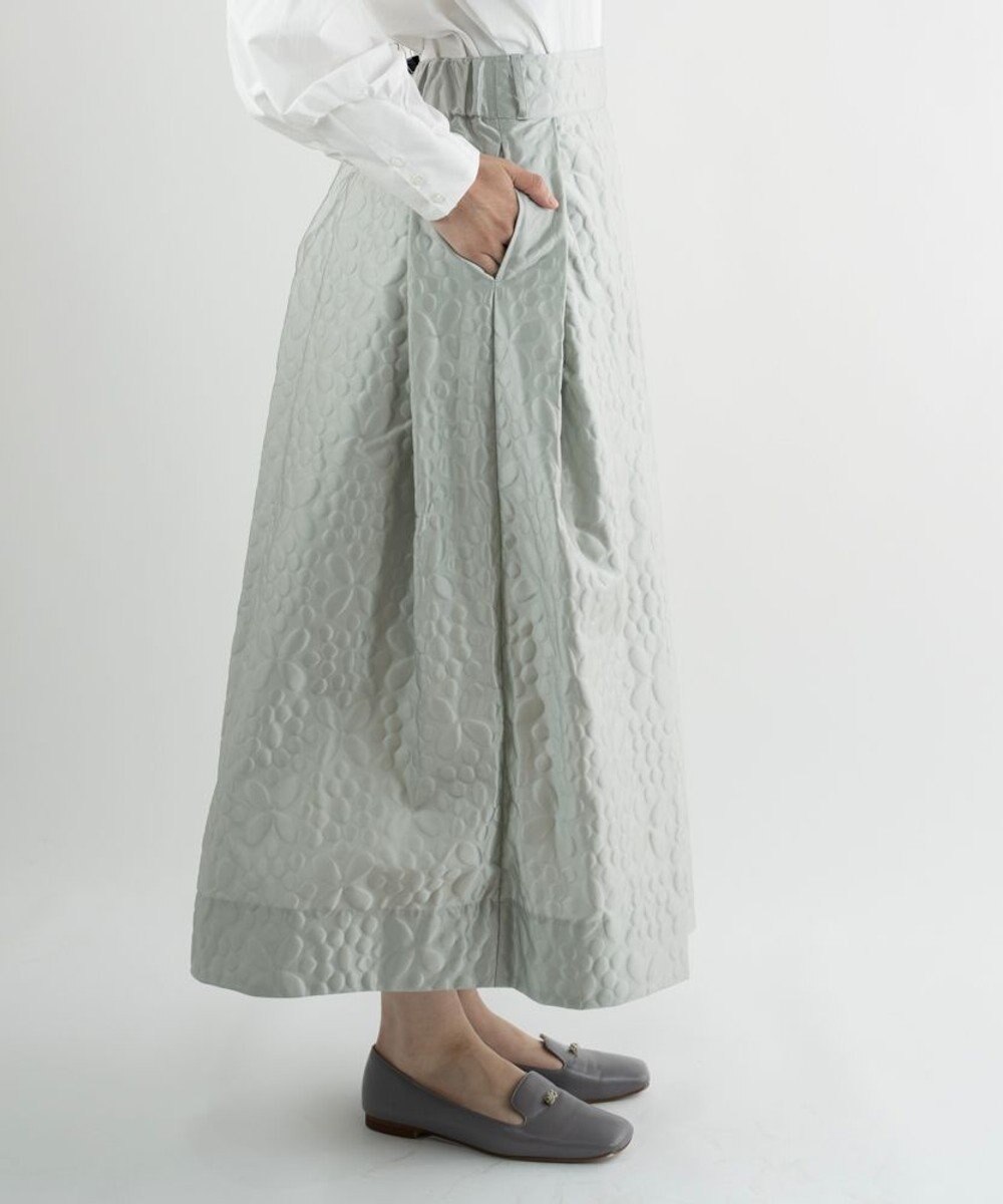 muuc 【土の凹凸を表現したナイロン素材】テレイン スカート 