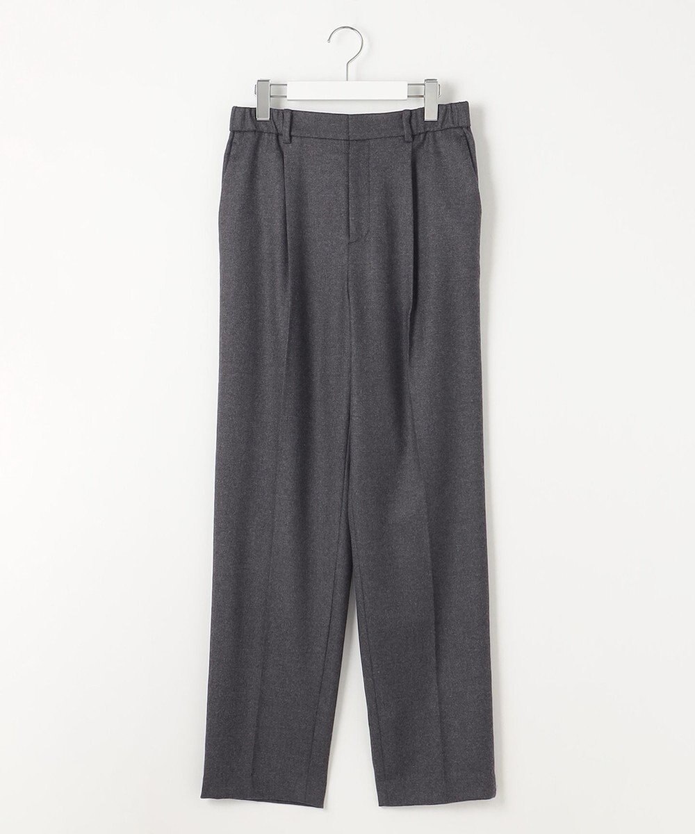 自由区 S ウールサキソニーテーパード パンツ 