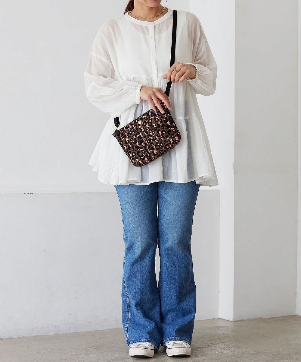 TOPKAPI 【TREASURE TOPKAPI】アニマルジャガード 2WAY ショルダーバッグ 