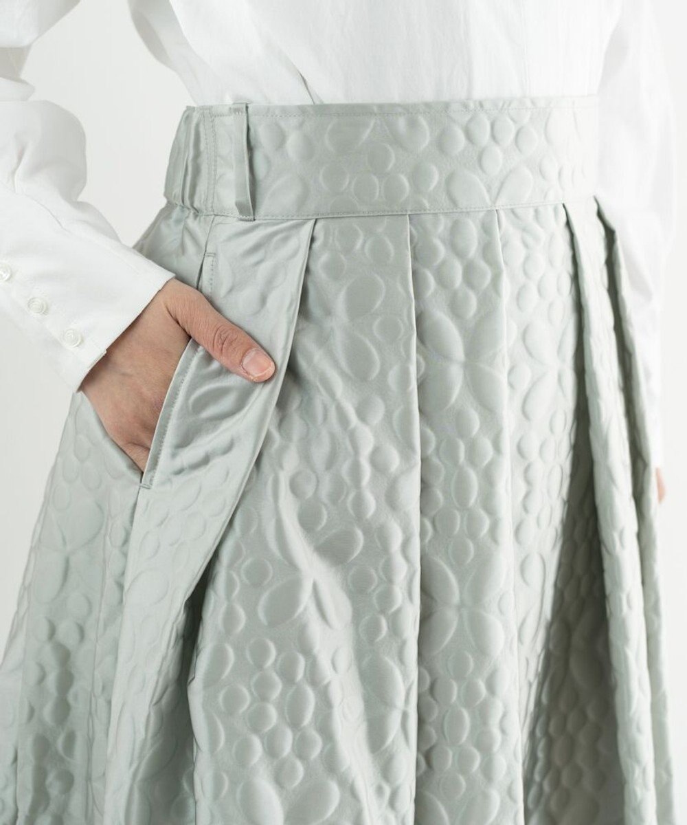 muuc 【土の凹凸を表現したナイロン素材】テレイン スカート 