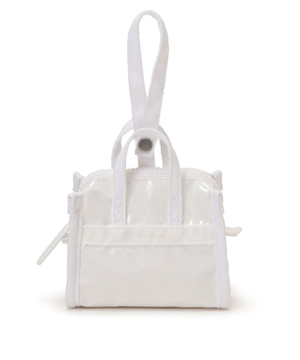 LeSportsac MICRO WEEKENDER CHARM/ホワイトグリマーシャイン 