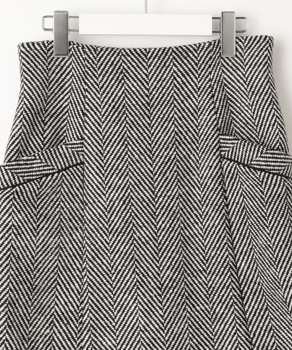 Feroux 【古畑星夏さん着用】ヘリンボンハイウエストミディ スカート 