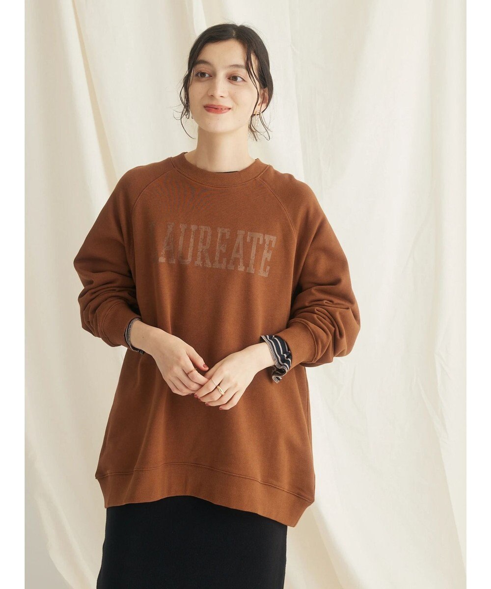 CRAFT STANDARD BOUTIQUE プリント裏毛ビッグプルオーバー 