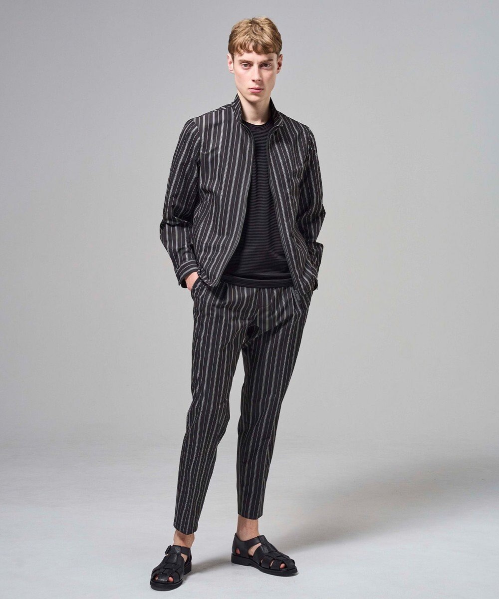 JOSEPH HOMME 【新素材】ドットエアーリバーシブル ドロスト付タック入りテーパードパンツ / PEGG TUCK 