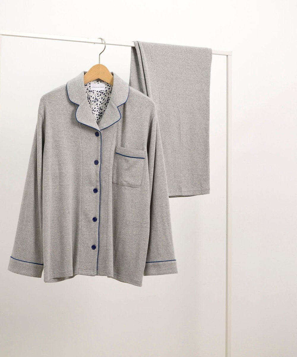 une nana cool 【綿100%】やわらか杢フライスパジャマ MADE WITH LIBERTY FABRIC 
