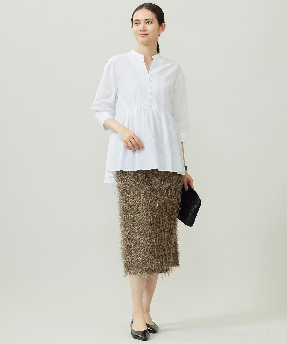 自由区 L 【カタログ掲載】フェザージャカード スカート 