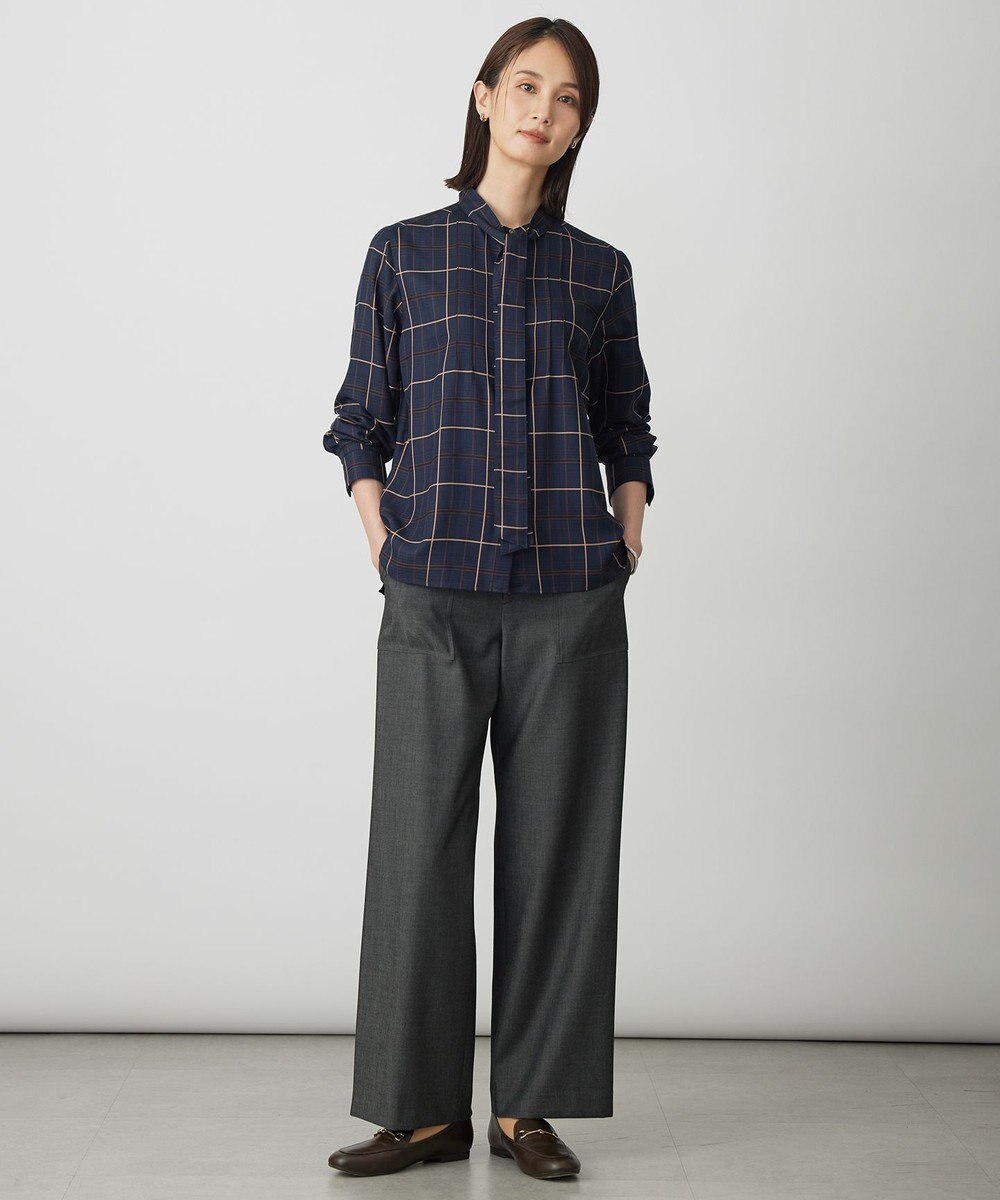 J.PRESS LADIES S サイロチェック ストライプ ブラウス 