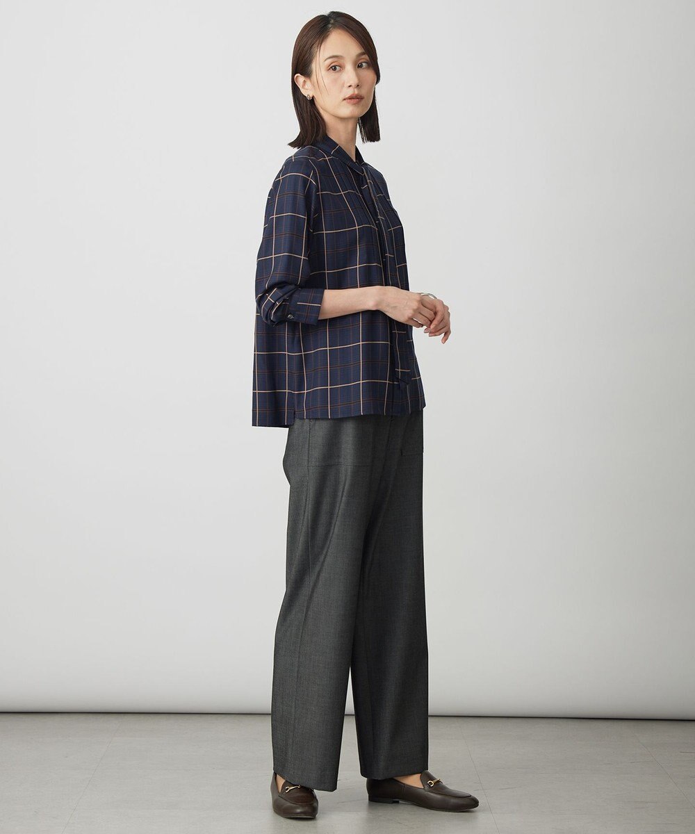 J.PRESS LADIES S サイロチェック ストライプ ブラウス 