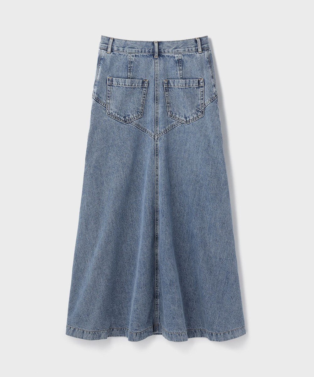 GRACE CONTINENTAL エンボスデニムスカート 