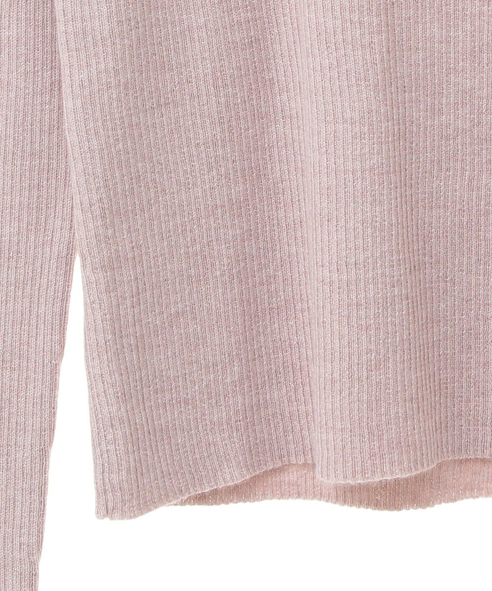 earth music&ecology レーシーハイネックリブプルオーバー 