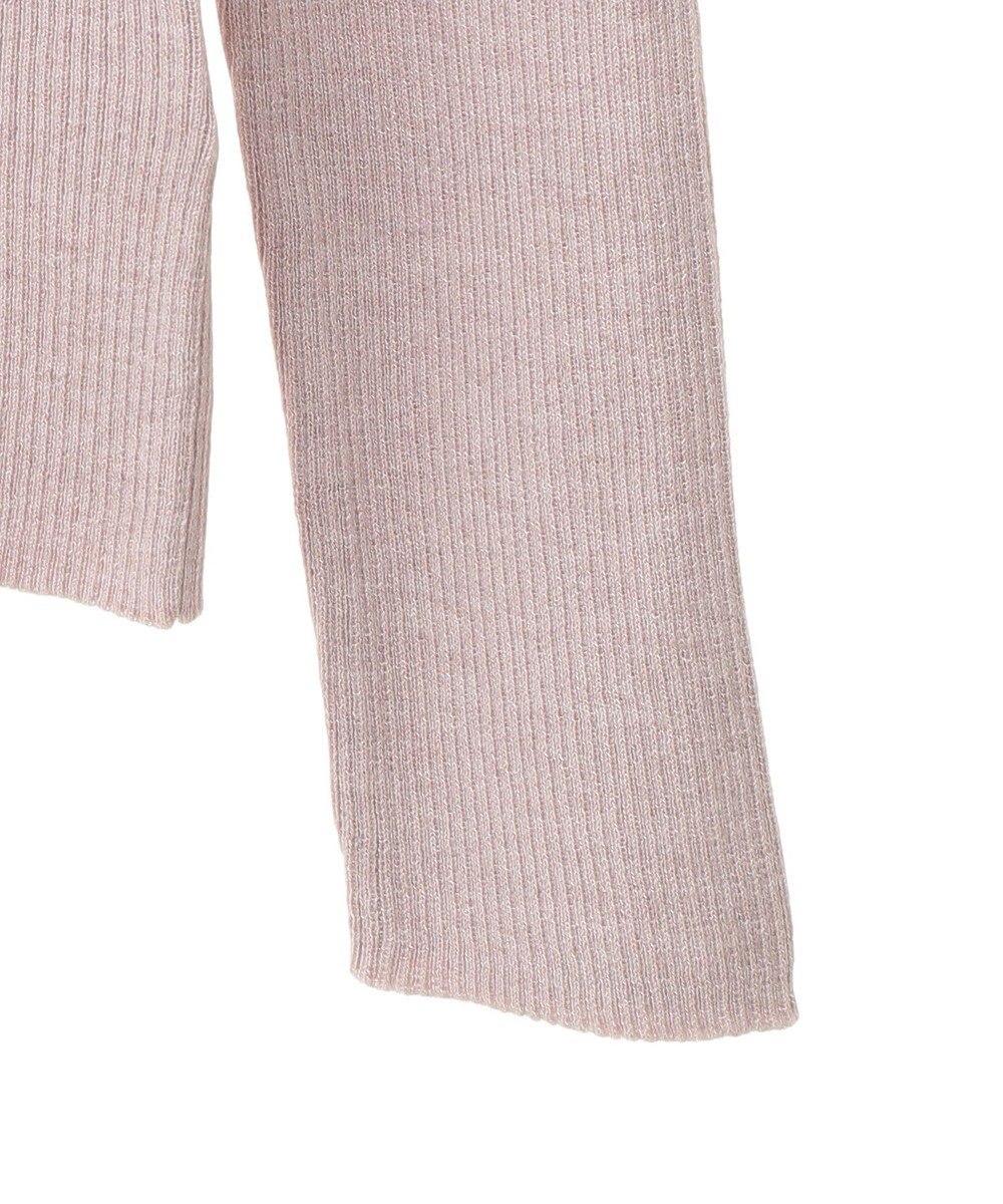 earth music&ecology レーシーハイネックリブプルオーバー 