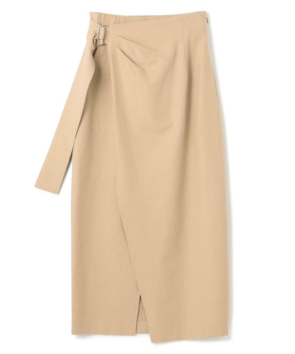 uncrave 【手洗い可】コットンリネンツイル スカート（uncrave WHITE） 