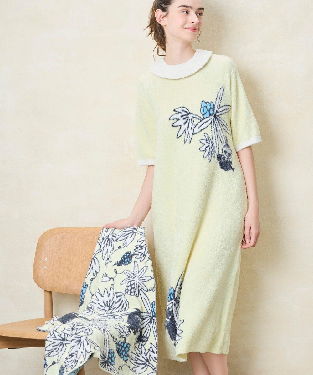 une nana cool 【ムーミン】MOOMIN × une nana ccol　なめらかふわふわワンピース 