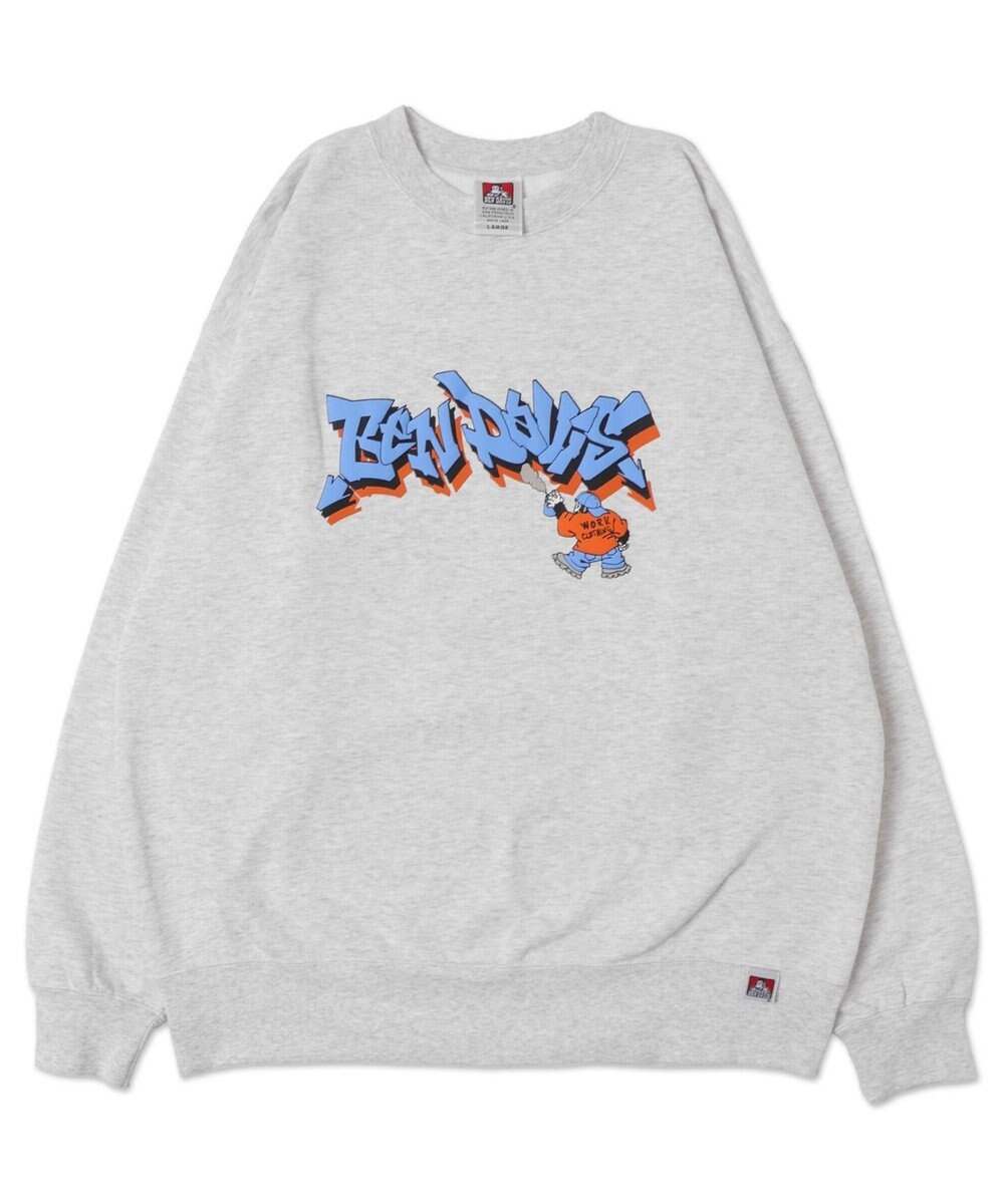 WEGO 【ユニセックス着用ITEM/MLサイズ展開】別注BENDAVISバブルロゴプルオーバー 