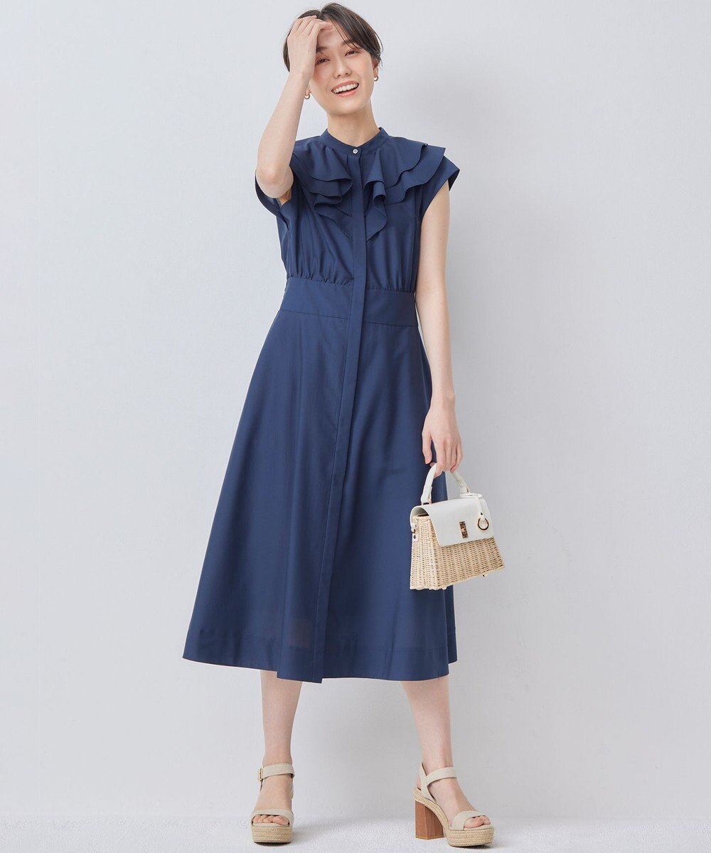 組曲 【WEB限定】シアーボイル ラッフルワンピース 