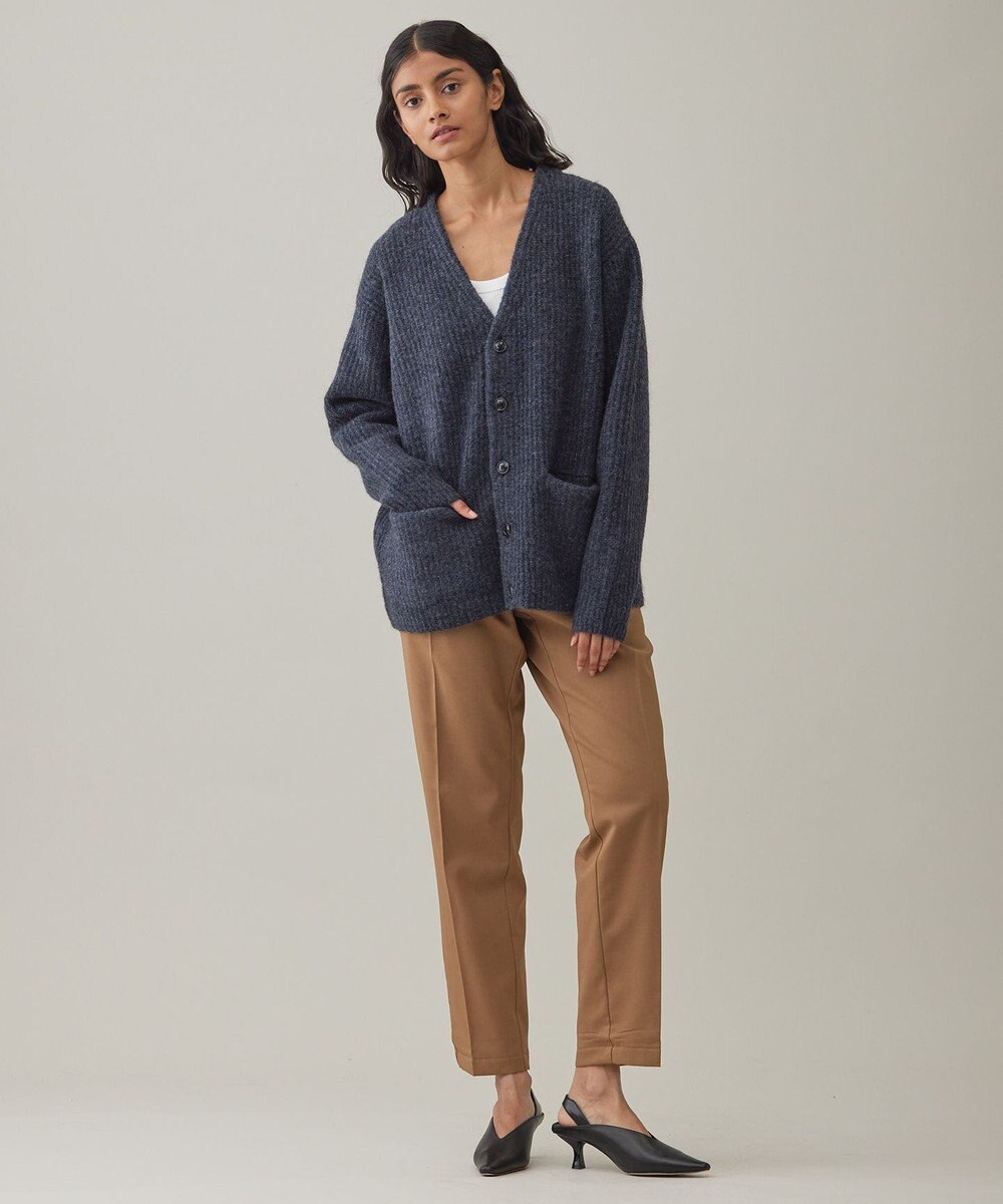 UNFILO MENS 【男女兼用】へアリー ニットカーディガン 