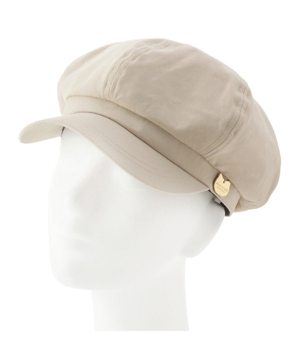 MOONBAT ポール & ジョー (PAUL & JOE ACCESSOIRES) ロゴプレート 無地 キャスケット 