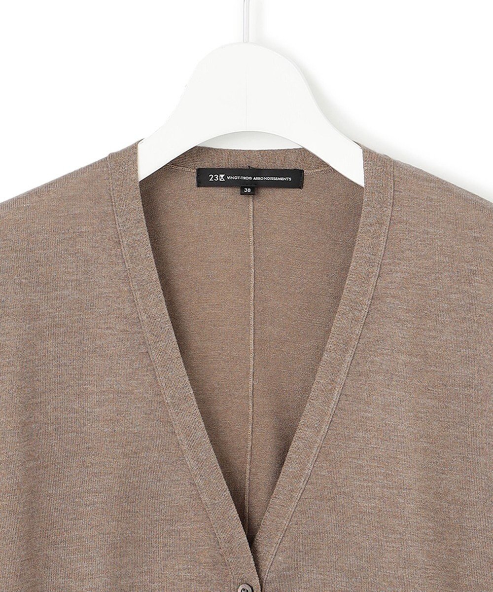 23区 S 【洗える】オータムシャイニー ニットカーディガン 