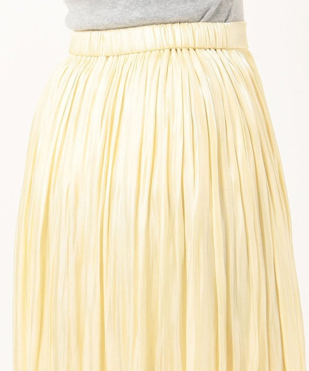 ANY L 【洗える】シャイニーサテン スカート 