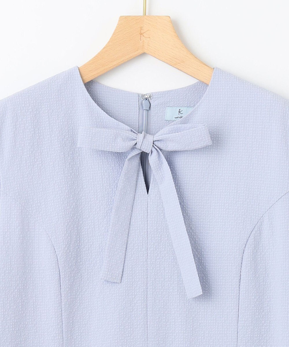 組曲 サッカーストレッチ ボウタイワンピース 