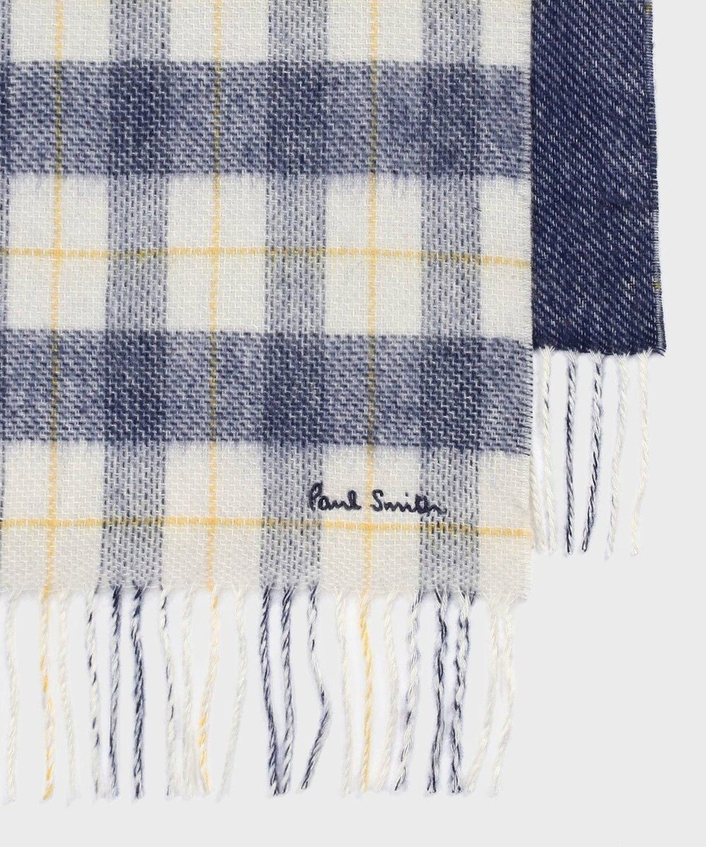 Paul Smith オンブレ リバーシブル チェック マフラー 