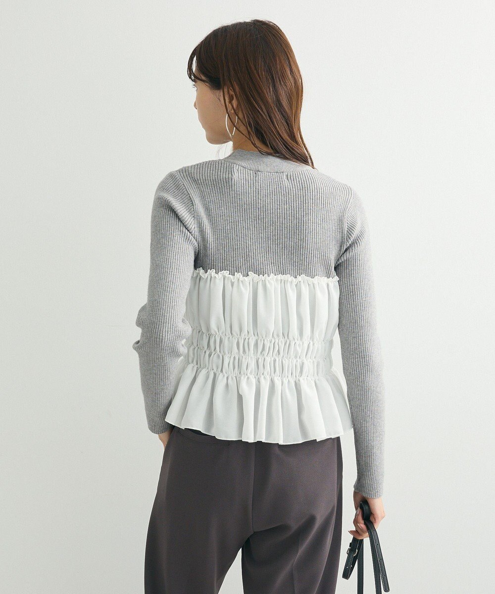 Green Parks ・ｓｗｉｎｇ　ｂｙ　ビスチェレイヤーハイネックニット 