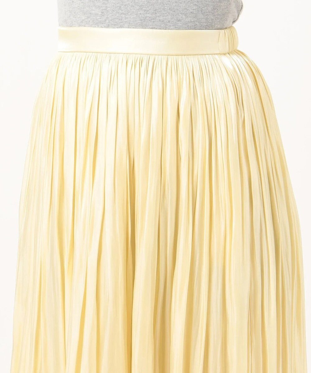 ANY L 【洗える】シャイニーサテン スカート 