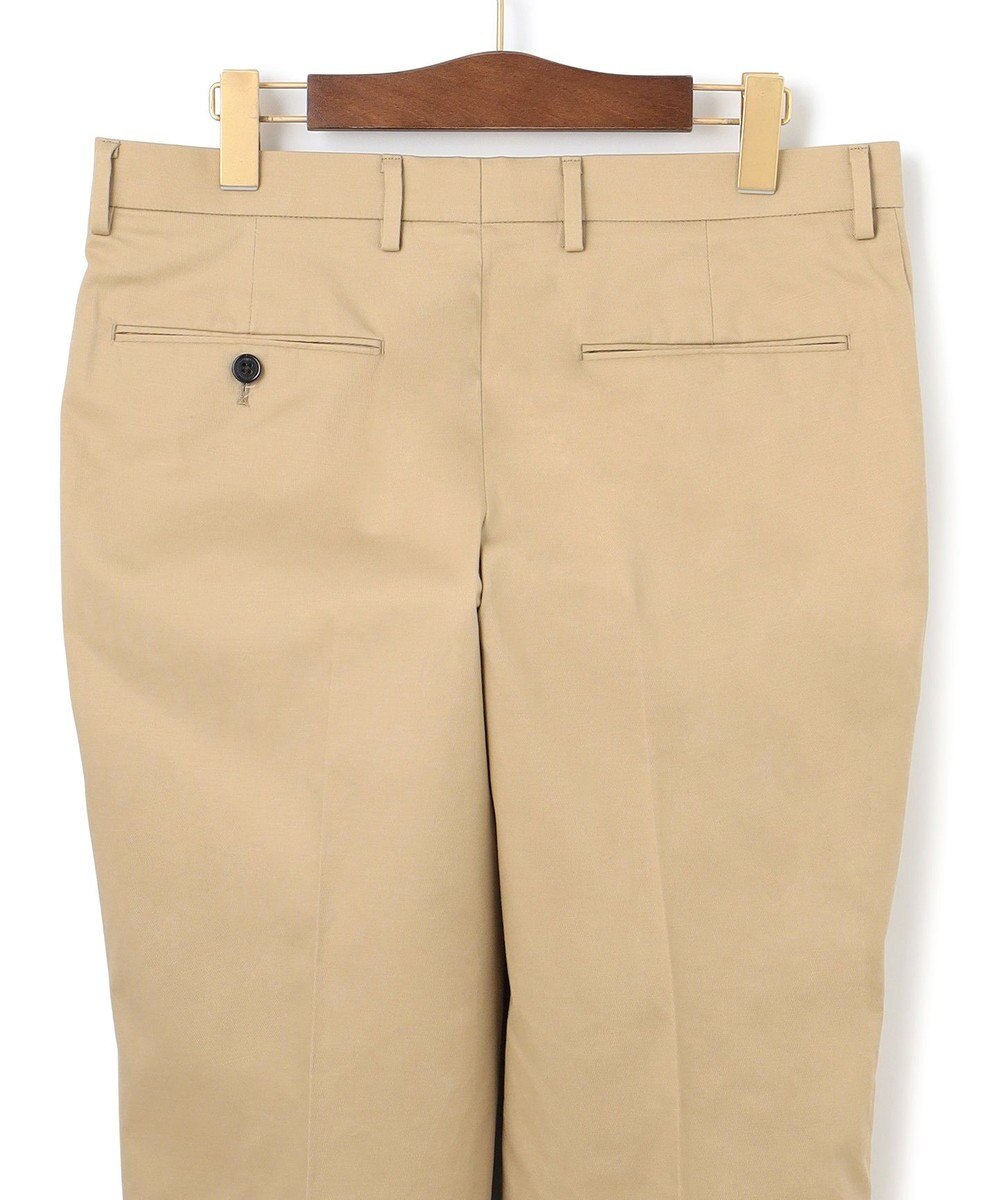 J.PRESS MEN 洗練されたデザインと機能性【ストレッチ】トリコチン ステムテーパード パンツ 