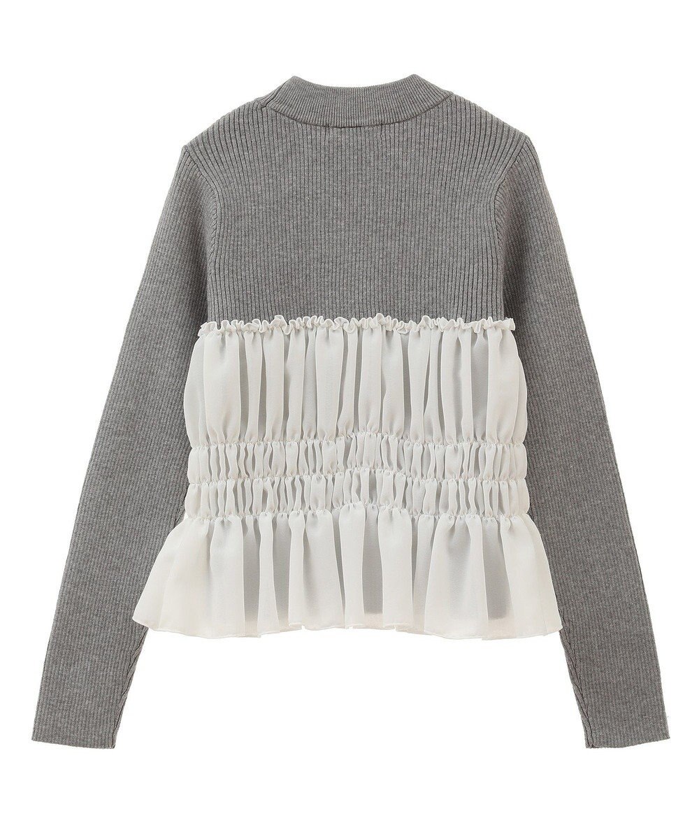 Green Parks ・ｓｗｉｎｇ　ｂｙ　ビスチェレイヤーハイネックニット 