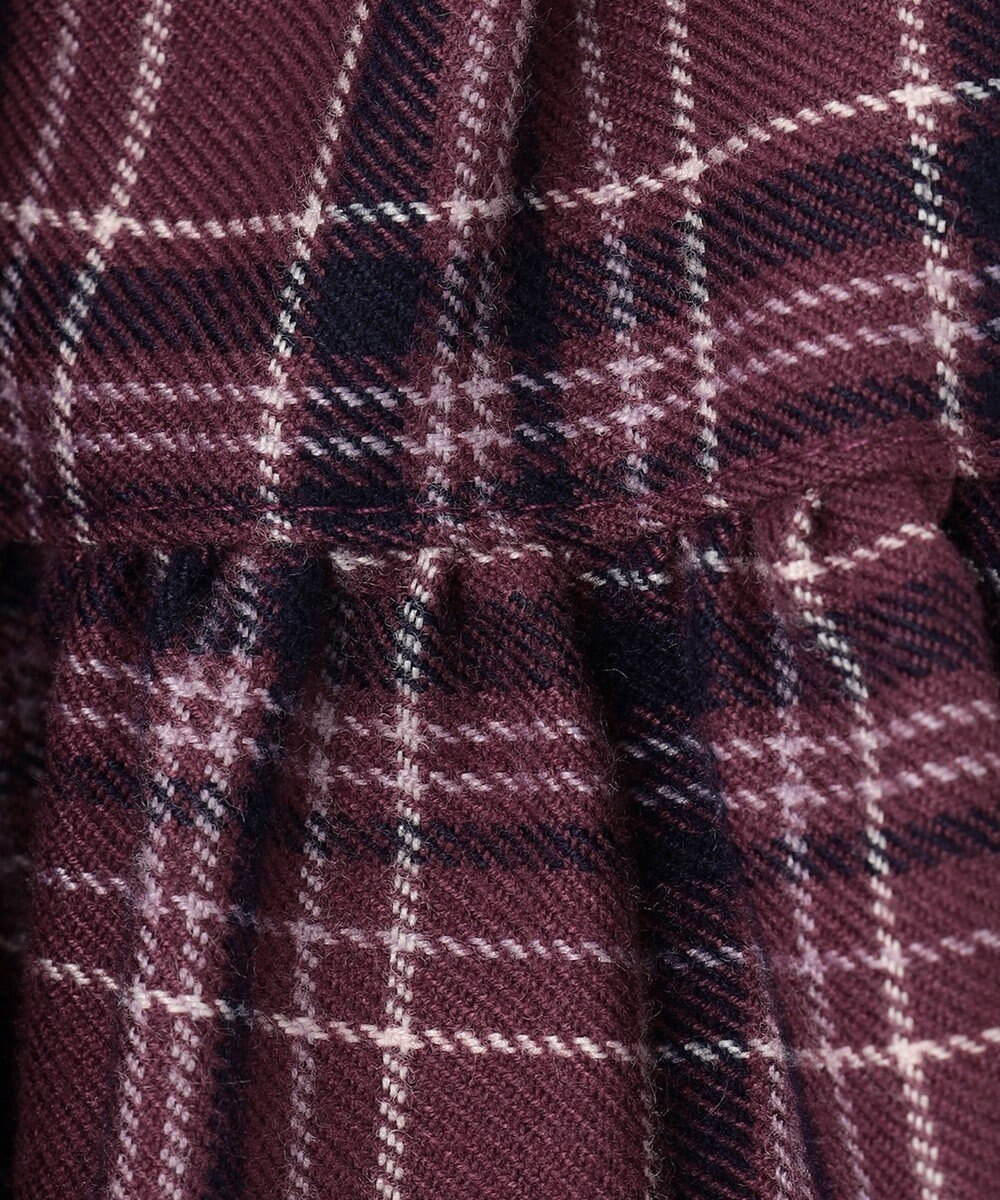 ANY KIDS チェック柄/アニマル柄スカパン 