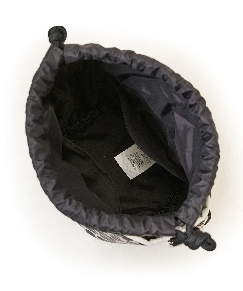 LeSportsac SM DRAWSTRING BUCKET/ニュートラルレオパード/ブラック 