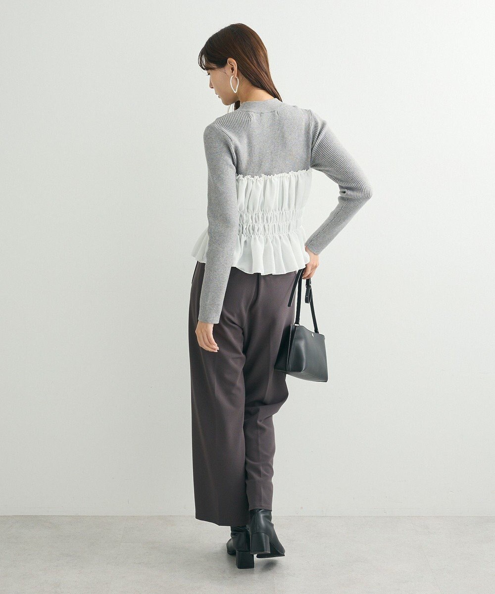 Green Parks ・ｓｗｉｎｇ　ｂｙ　ビスチェレイヤーハイネックニット 