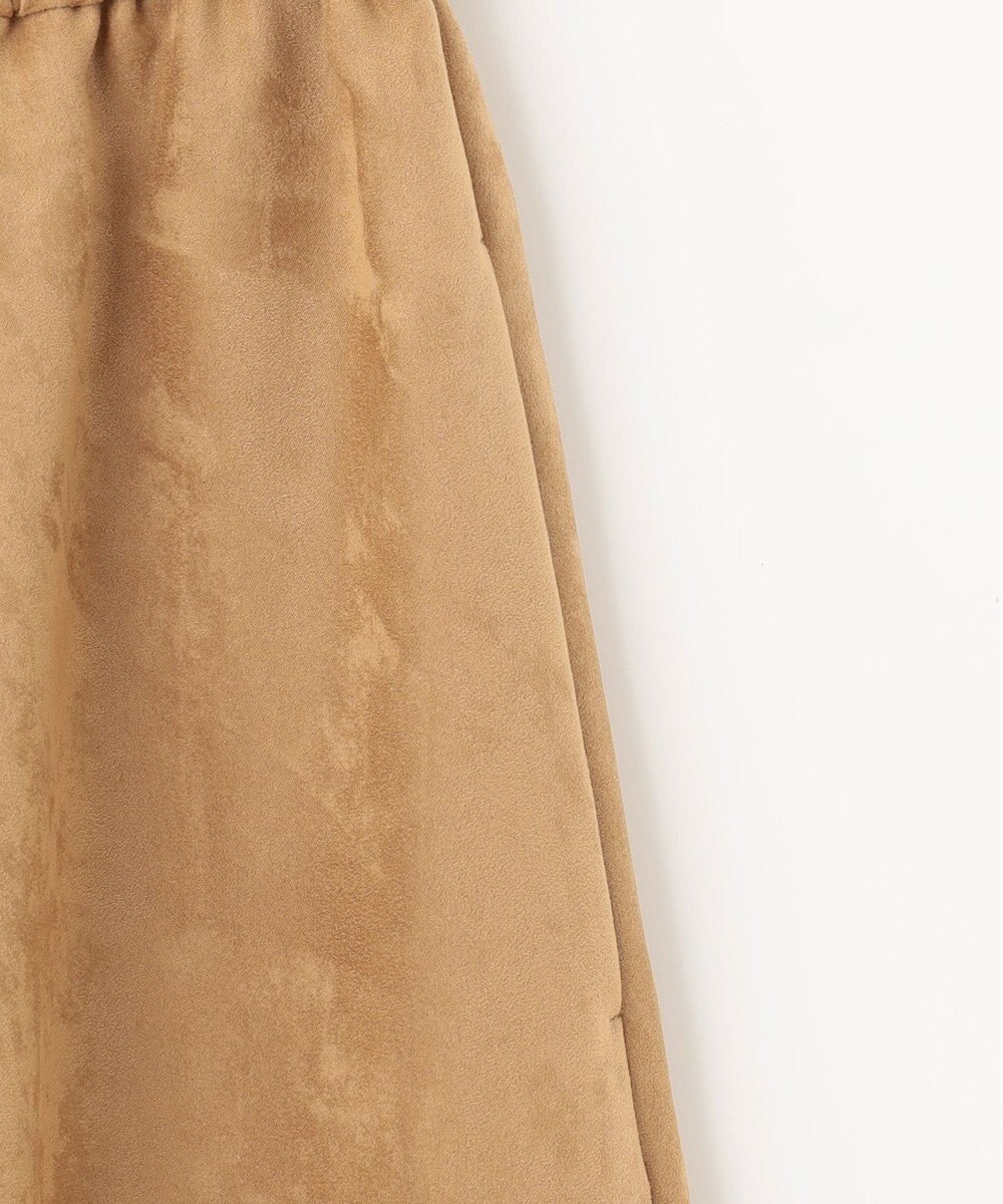 自由区 L 【洗える】ライトスエード キュロット 