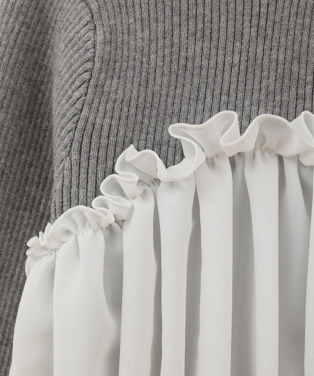 Green Parks ・ｓｗｉｎｇ　ｂｙ　ビスチェレイヤーハイネックニット 