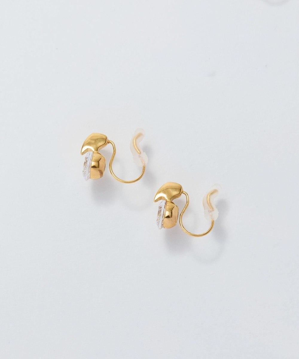 Phoebe 【痛くないシリーズ/金属アレルギー対応】スターリスビジューライトフィットイヤリング　ゴールド 