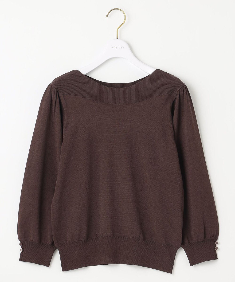 ANY SIS 【洗える】パフスリーブ ニット 