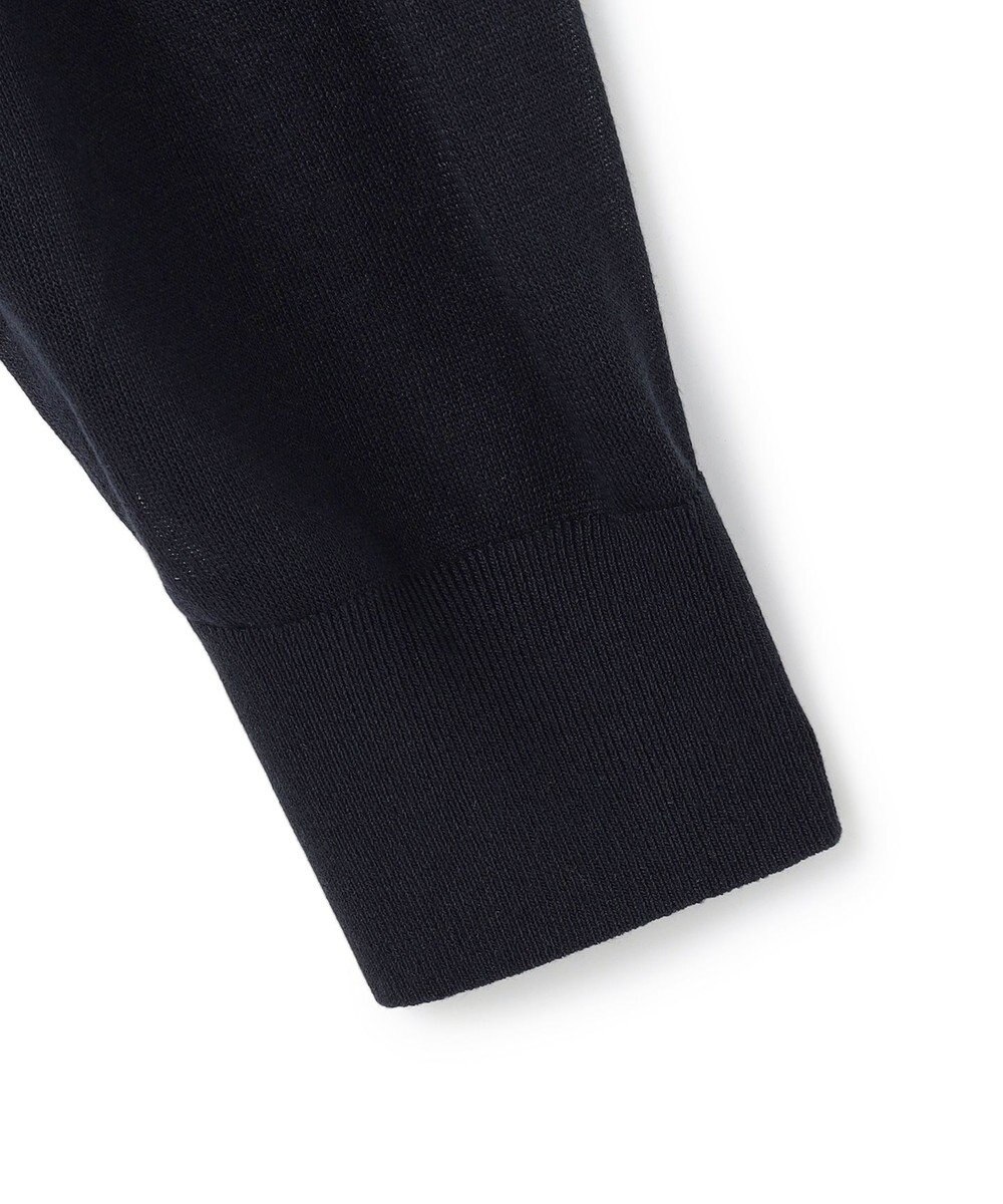 23区 【先行予約】シャイニーシアーニット ジップアップ パーカー 