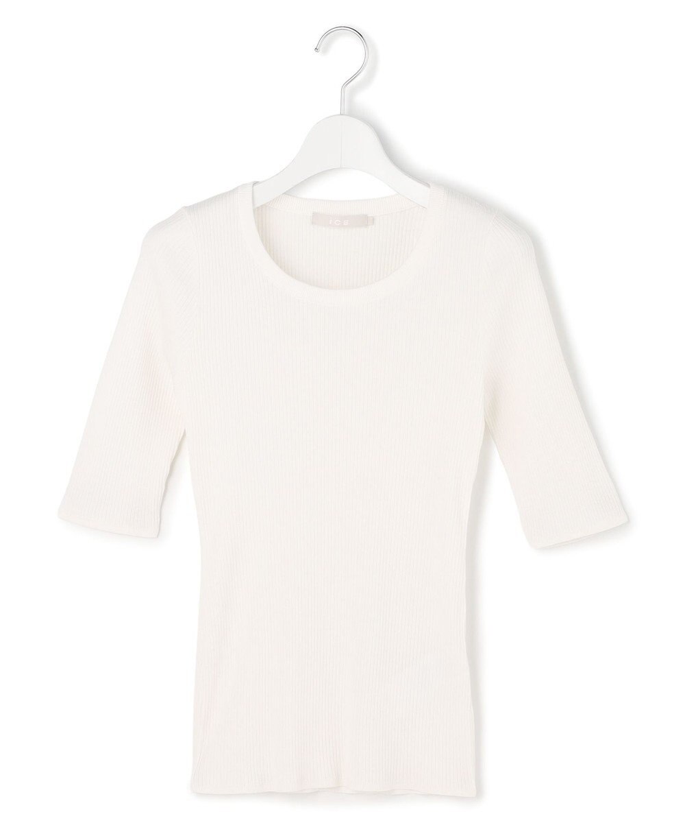 ICB 4×2リブ プルオーバーカットソー 