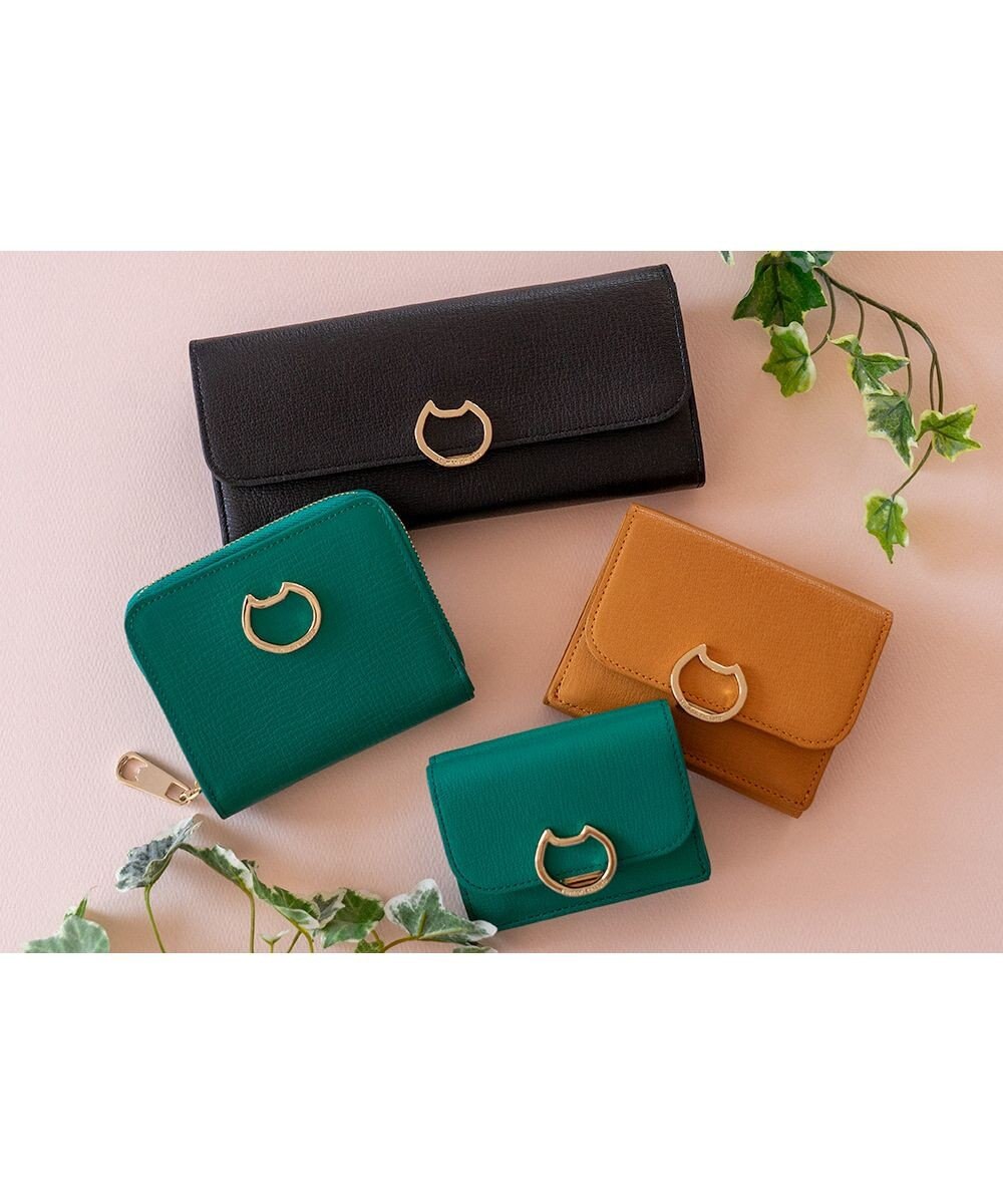 tsumori chisato CARRY ネコおこし ラウンドファスナー2つ折り財布 