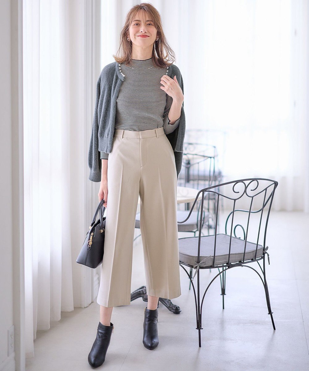 ANY SIS 【洗える】ハイネックインナー ニット 