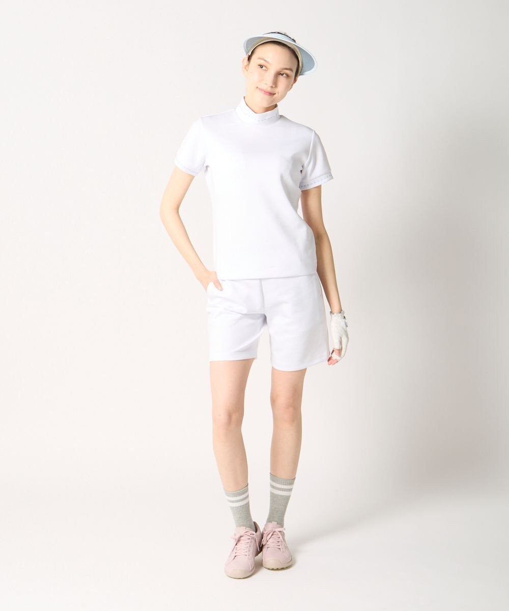 FILA GOLF／marie claire 【Marie claire sports】ライトダンボールニットショートパンツ 