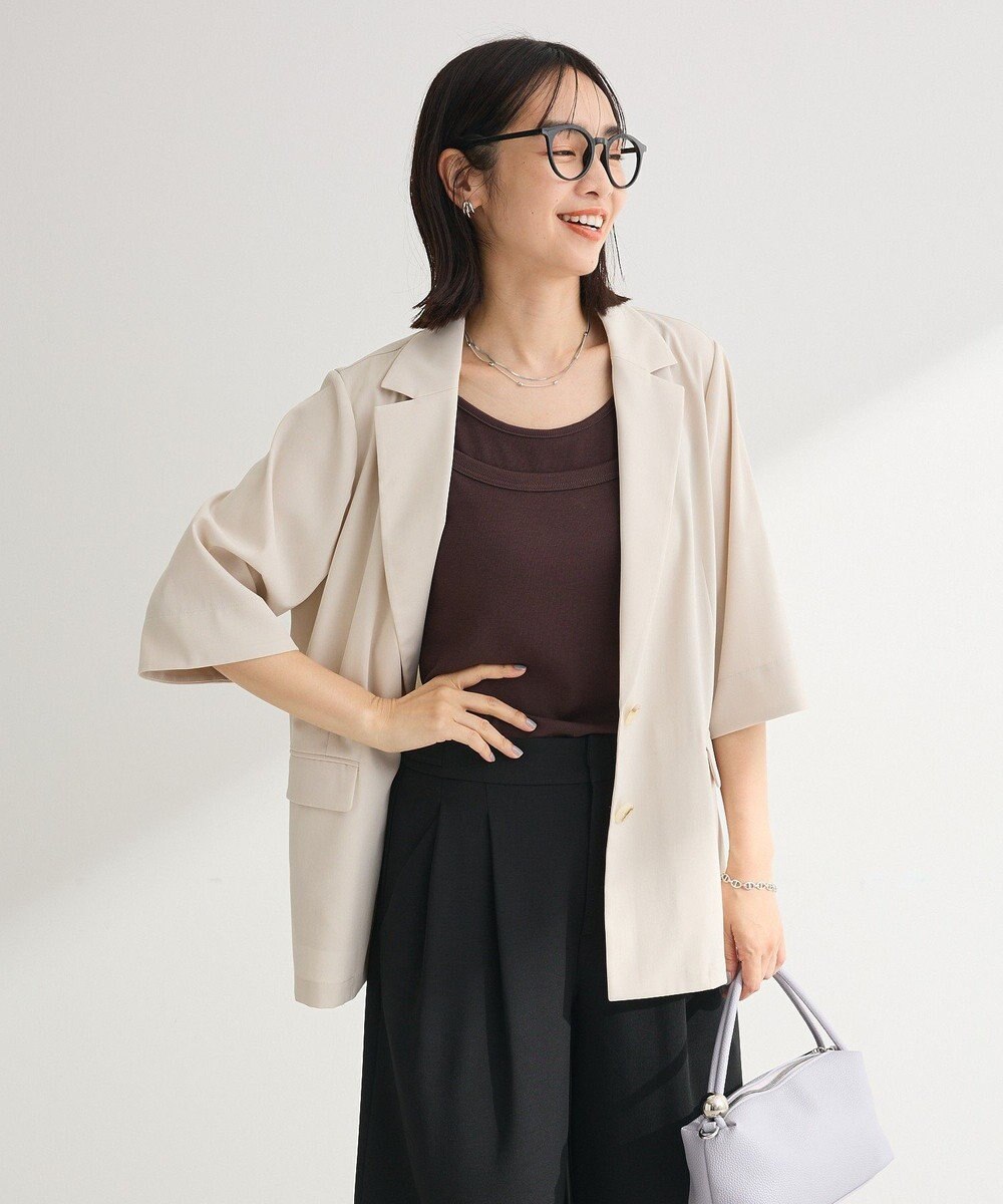 Green Parks シングル半袖ジャケット 