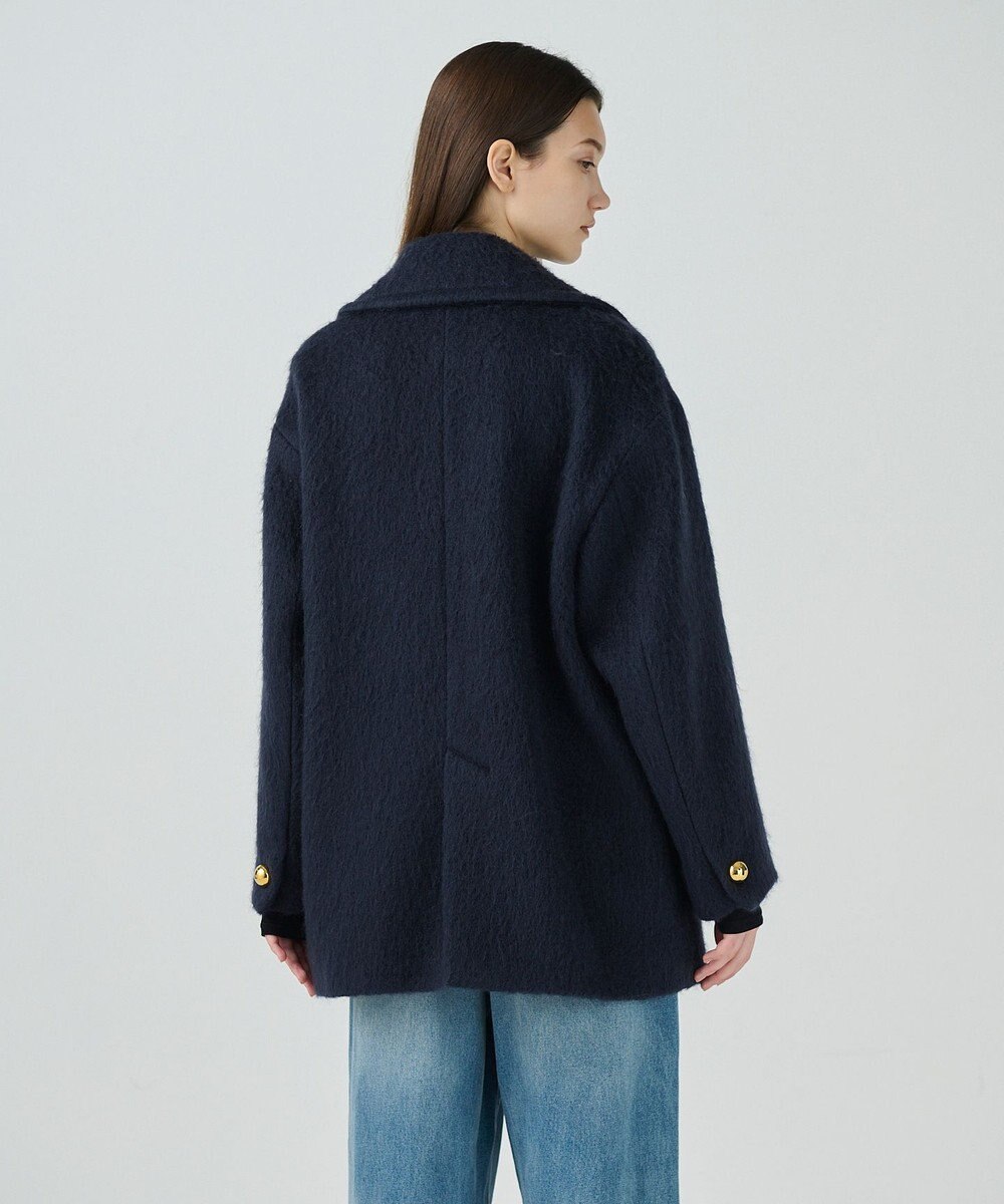 GRACE CONTINENTAL モヘヤシャギーPコート 