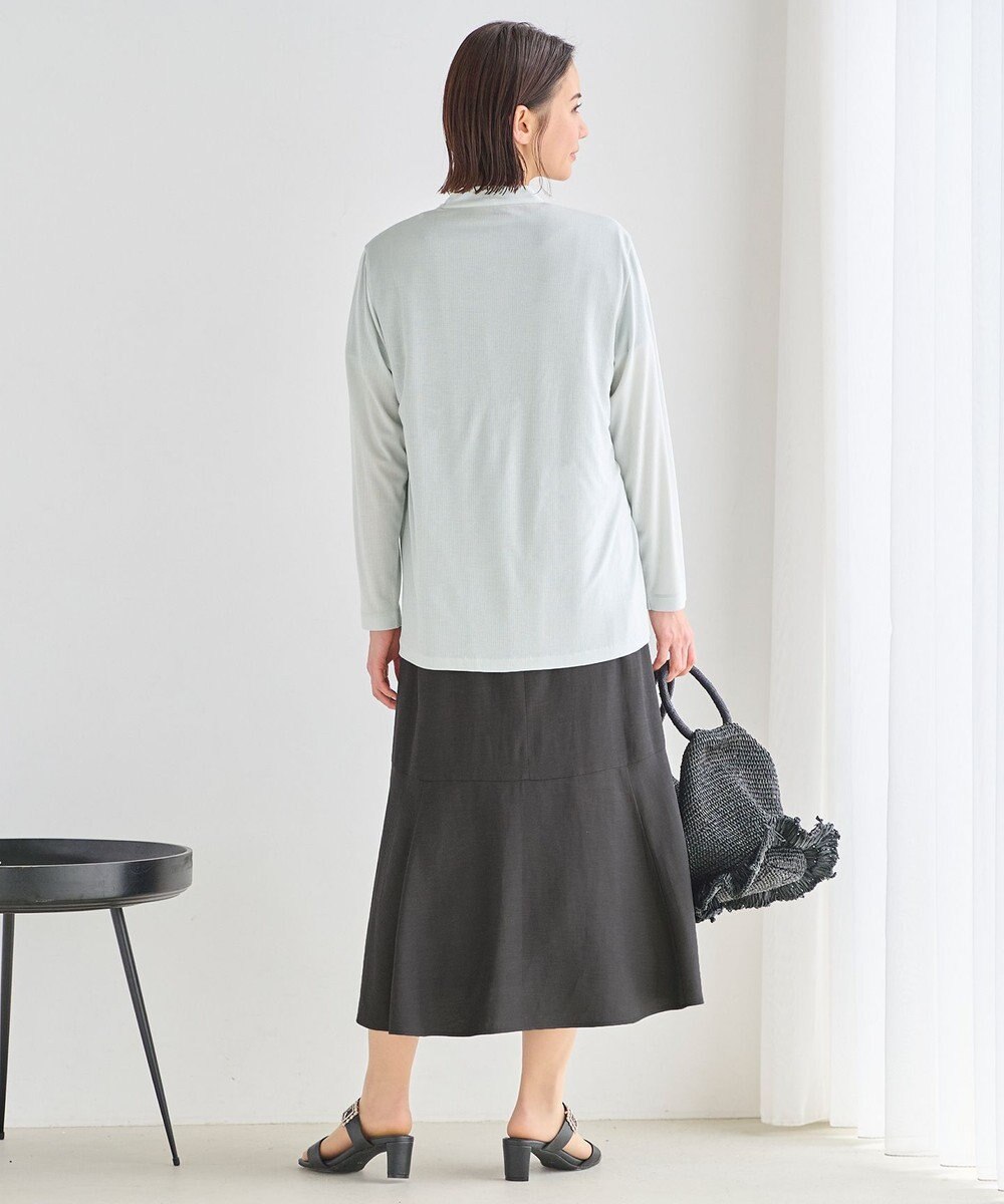 自由区 【好評につき新色追加・接触冷感・UVカット・洗える・XSサイズあり】ハンディカーディガン ミドル丈 