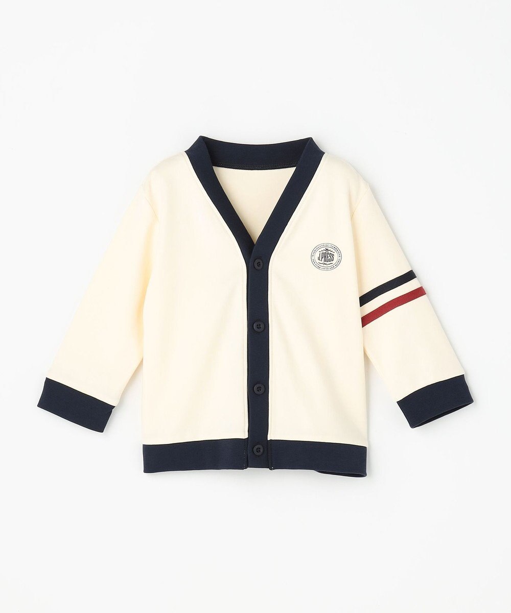 J.PRESS KIDS 【BOX付き】【80-90㎝】スムース 天竺カーディガン&長袖Tシャツ&パンツ セット 