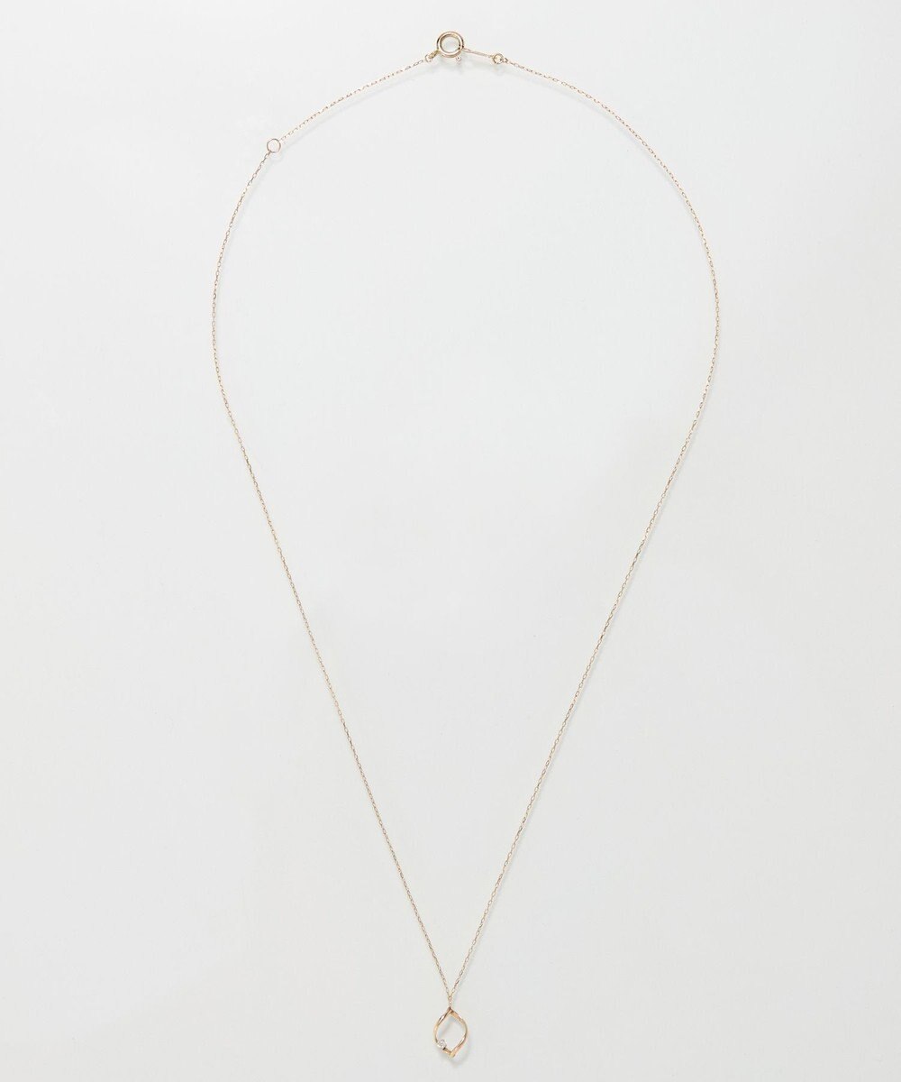 Phoebe 【K10】リーフィーダイヤモンドネックレス/全長:40cm 