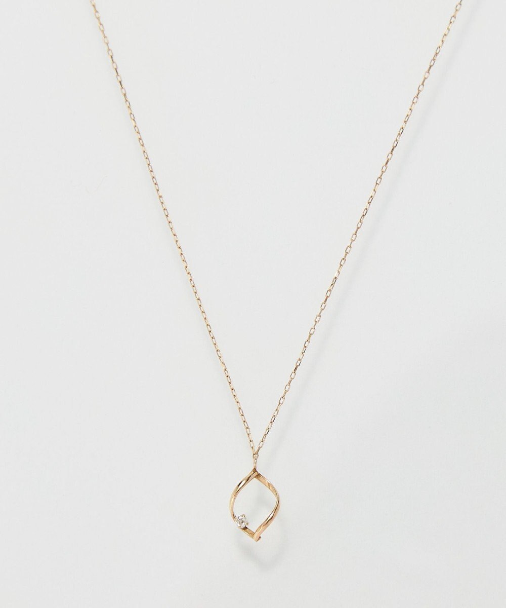 Phoebe 【K10】リーフィーダイヤモンドネックレス/全長:40cm 