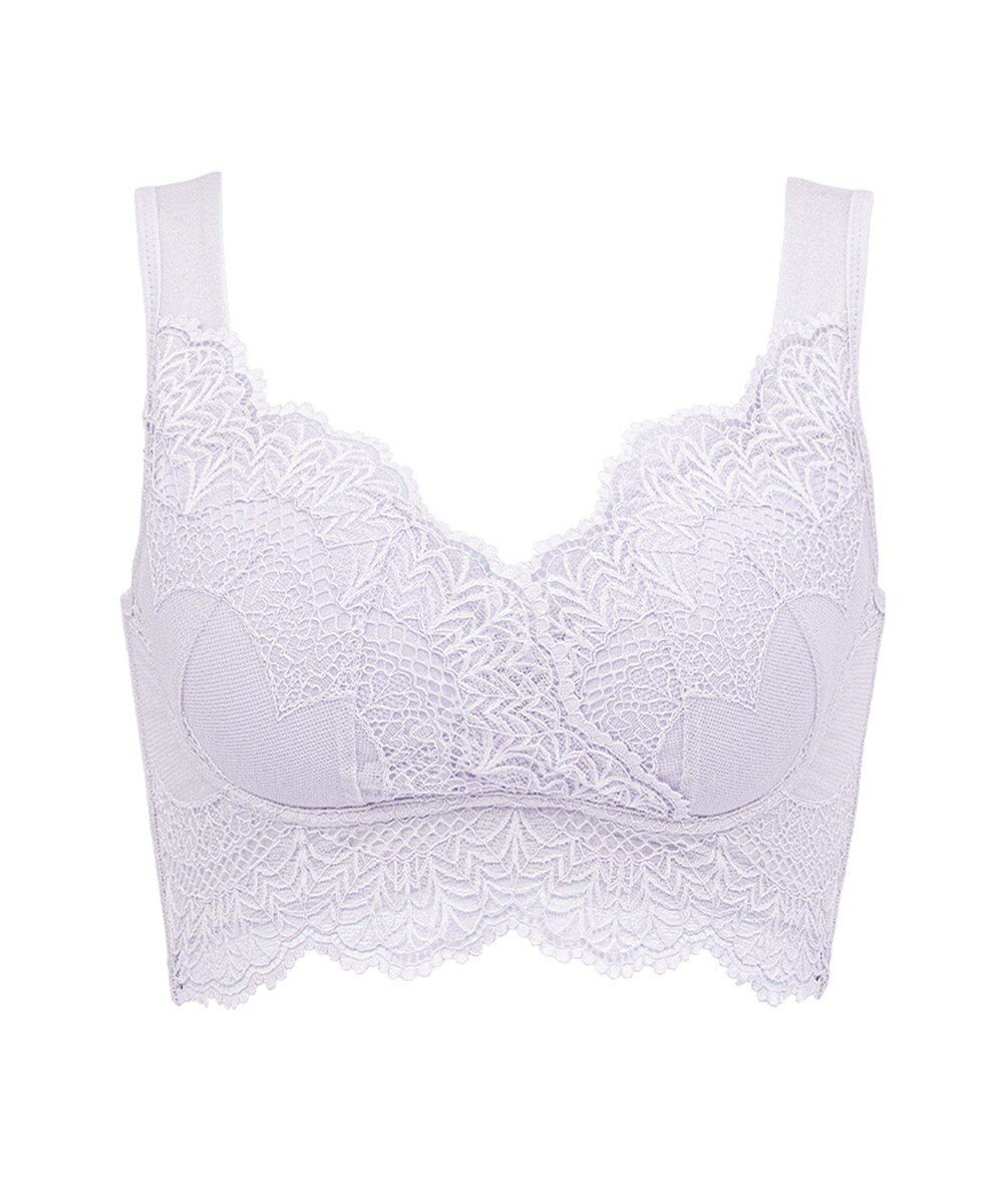 BRADELIS New York 【BRADELIS Me / ノンワイヤー・バストアップ】レーシィオールインワンブラ 日中も就寝時も快適に補正するブラ 