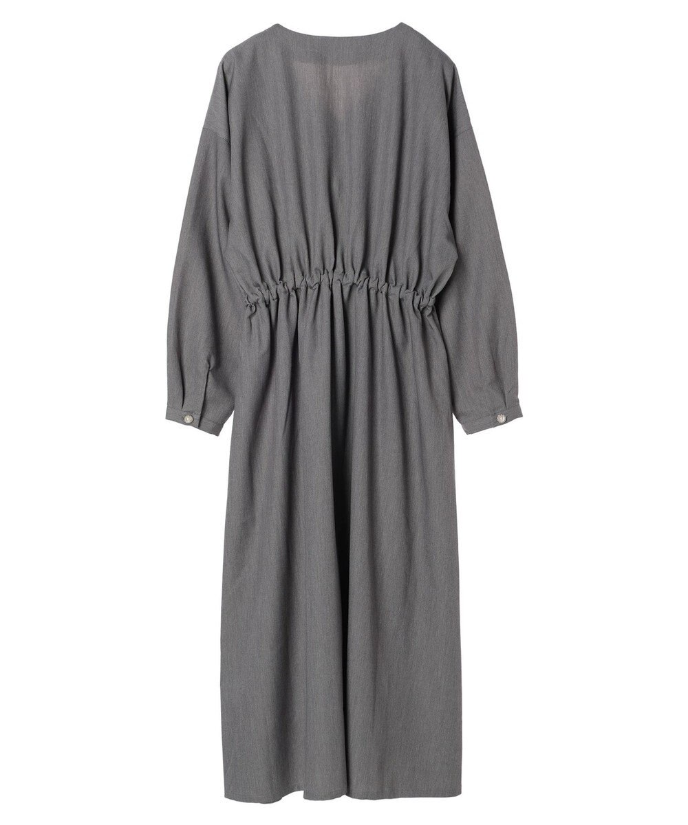 Green Parks ・ＥＬＥＮＣＡＲＥ　ＤＵＥ　Ｖネックイロイロ釦ワンピース 